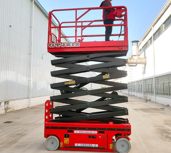 登封自行走移动式升降机